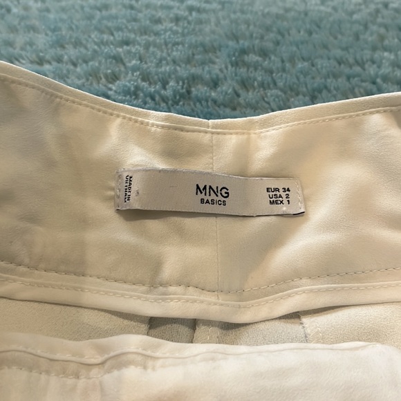 Size 2 white slim dress pants from Mango - Picture 3 of 4